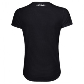 Футболка Head Sammy T-Shirt (Black/White) детская для большого тенниса  